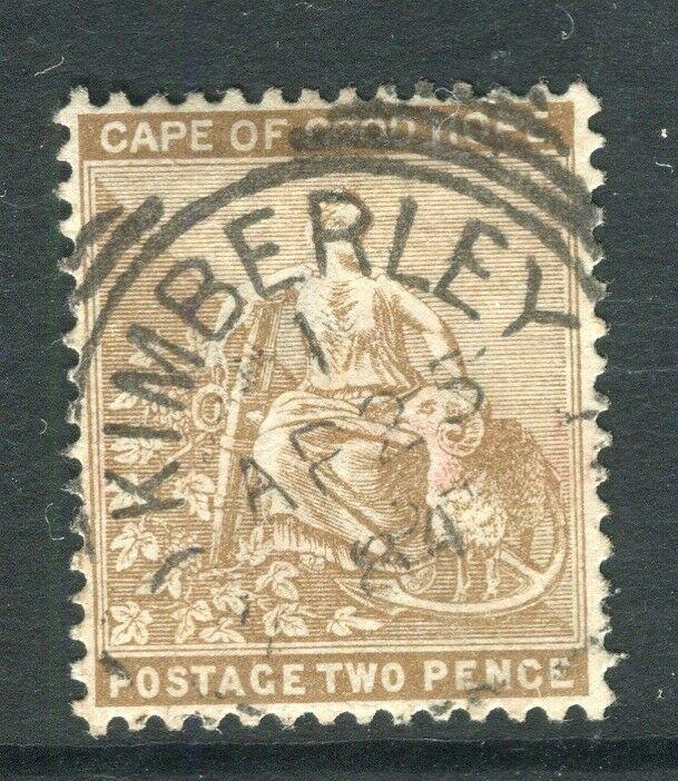 SOUTH AFRICA; CAPE GOOD HOPE QV issue fine used value nice POSTMARK