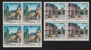 Luxembourg Tourism 2v Blocks of 4 1988 MNH SG#1226-1227 MI#1201-1202