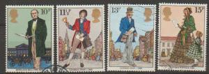 Great Britain SG 1095 - 1098 set Used 