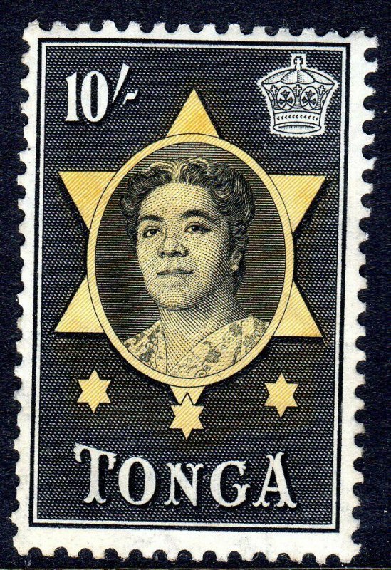 TONGA --  1953 -- SG 113 -  10/-   value - Mint Never Hinged/MNH -cv £15       