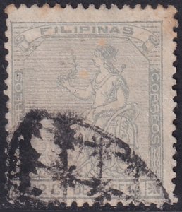 Philippines 1874 Sc 48 used