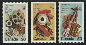 Canada MNH Scott cat.# 684 - 686