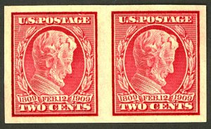 U.S. #368 MINT PAIR OG NH