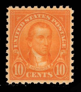 MOMEN: US STAMPS #591 MINT OG NH XF+ LOT #87325*