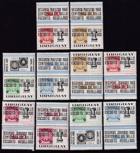 Uruguay C298a-C298j Singles MNH VF