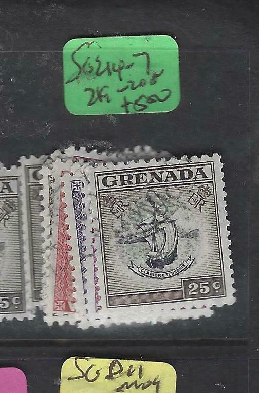 GRENADA  (P2901B)   QEII  SG 214-7, 219-220     VFU