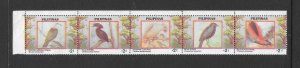 BIRDS - PHILIPPINES #2204 STRIP #2 MNH