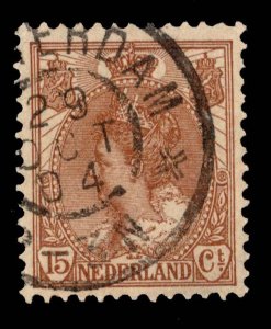 Netherlands Scott 64 Used.