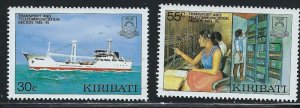 Kiribati 485-86 MNH 1987 Transportation and Communication (fe1154)