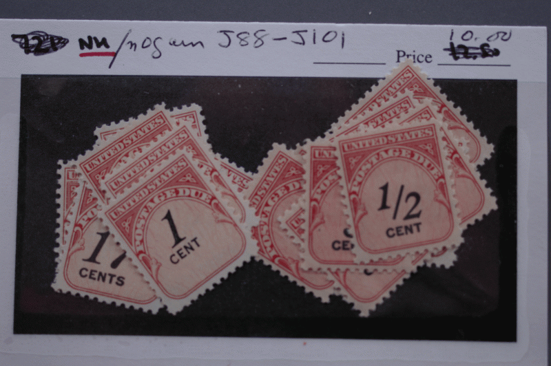 United States #J88-101 OG / MNH Set
