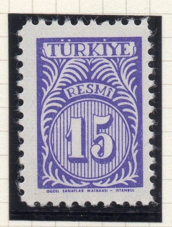 Turkey 1957 Early Issue Fine Mint Hinged 15p. NW-17675