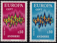 Scott #210-11 Europa MNH