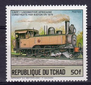 Chad 1984 Mi#1061A Train-Locomotive Single perforated MNH