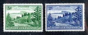 1959 Norfolk Is Sc.# 23/24 mnh** cv $25 ( 9635 BCXX )