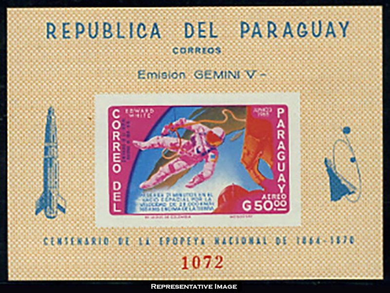 Paraguay Scott 918a Mint never hinged.