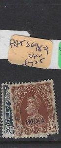 INDIA PATIALA  (P3004B)  KGVI  3P-1/2A    SG 98-9    VFU