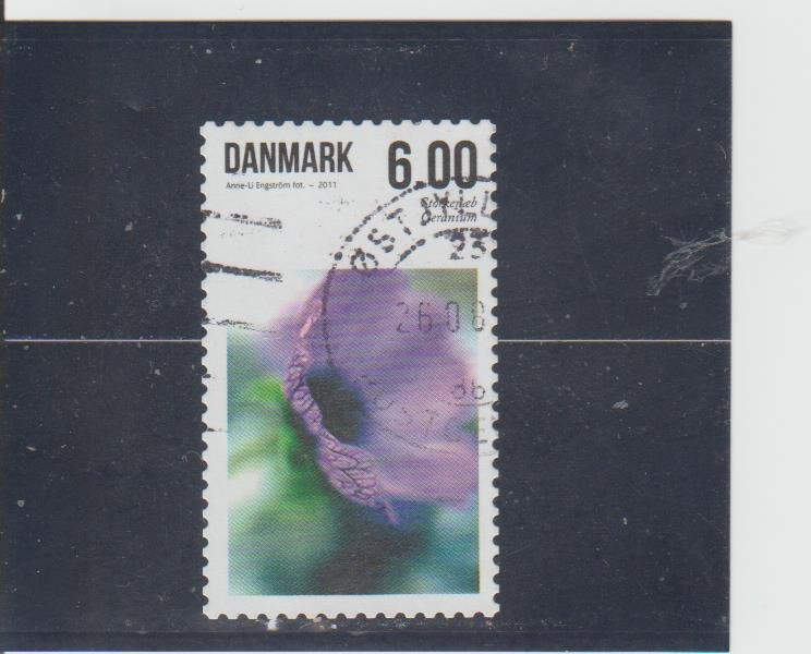 Denmark  Scott#  1546  Used  (2011 Geranium)