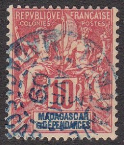 Madagascar 34 Used CV $1.10