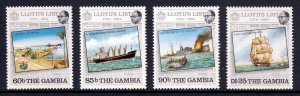 Gambia - Scott #519-522 - MNH - SCV $4.85