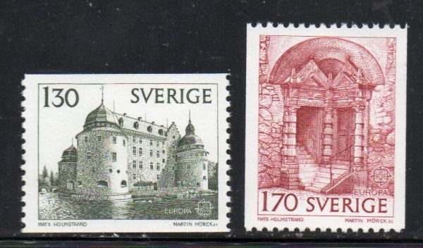 Sweden Sc 1235-6 1978 Europa stamp set mint NH