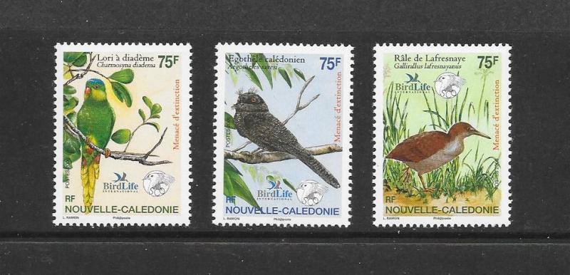 BIRDS - NEW CALEDONIA #993-5  MNH