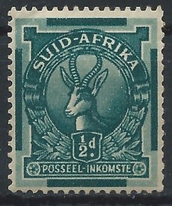 South Africa 1943 - ½d Coil Stamp Afrikaans - SG105 unused