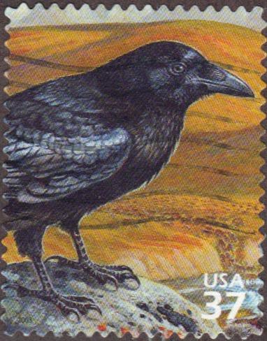 US Used 37 cent Scott# 3802c Common Raven VF