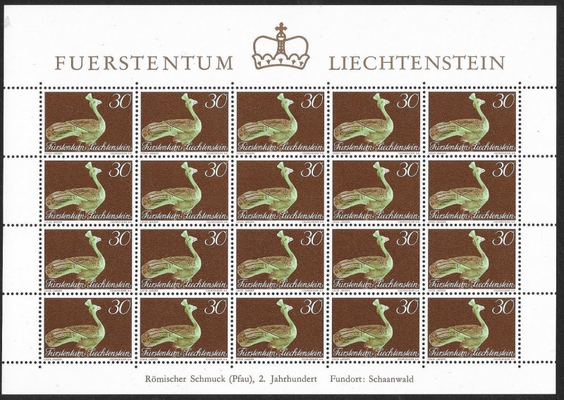 LIECHTENSTEIN (80) All different Sheets of stamps ALL Mint Never Hinged