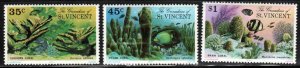 St. Vincent Grenadines #77-80 ~ Short Set 3 of 4 ~ Marine Life ~ MNH (1976)