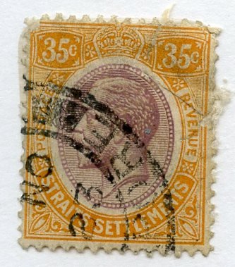 Straits Settlements, Scott #196, Used