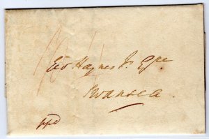 GB WALES Cover *LLANNELLY/ 224* Mileage Swansea 1821{samwells-covers} PE261 