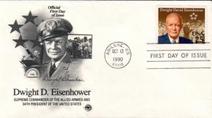 #2513 Dwight D. Eisenhower PCS FDC