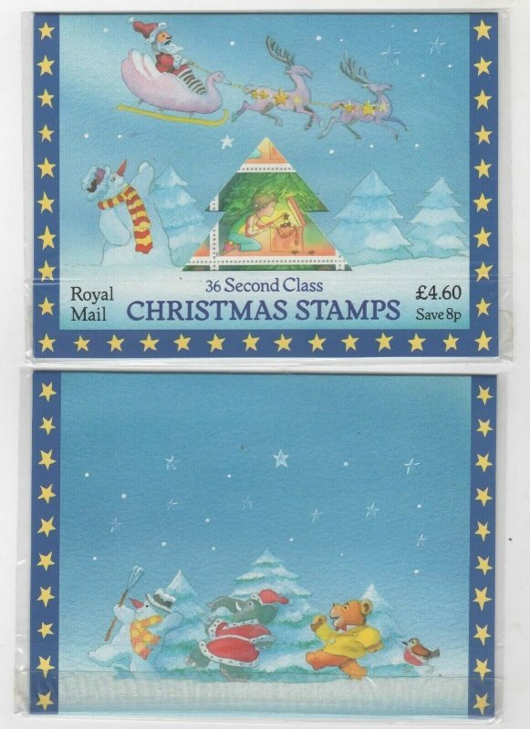 GB QEII 1987 Christmas Booklet Only Source of SG 1375eu Underprint U/M Cat £18 
