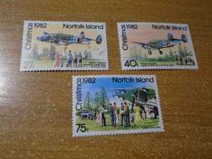 Norfolk  Island  #  299-301    MNH