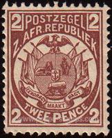 Transvaal SG#178 Used - 1885 2d. - Heraldic, Numbers -