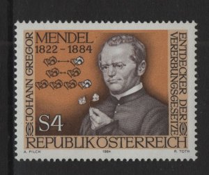 Austria  #1264  MNH   1984  Gregor Mendel