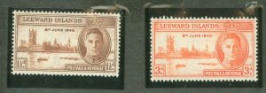 Leeward Islands #116-117 Mint (NH) Single (Complete Set)