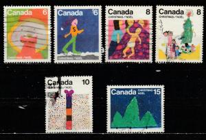 Canada  1975  Scott No. 674-79  (O)  Complet