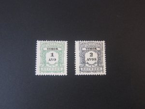 Timor 1904 Sc J1,2 MNG