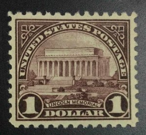 MOMEN: US STAMPS #571 MINT OG NH XF LOT #75843*