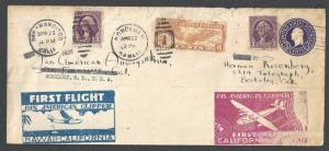 1935 Trans-Oceanic T.O. (T.O.) Flight #1230 + 1230a Full Round Trip San Fran----