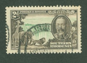 Southern Rhodesia #34 Used Single