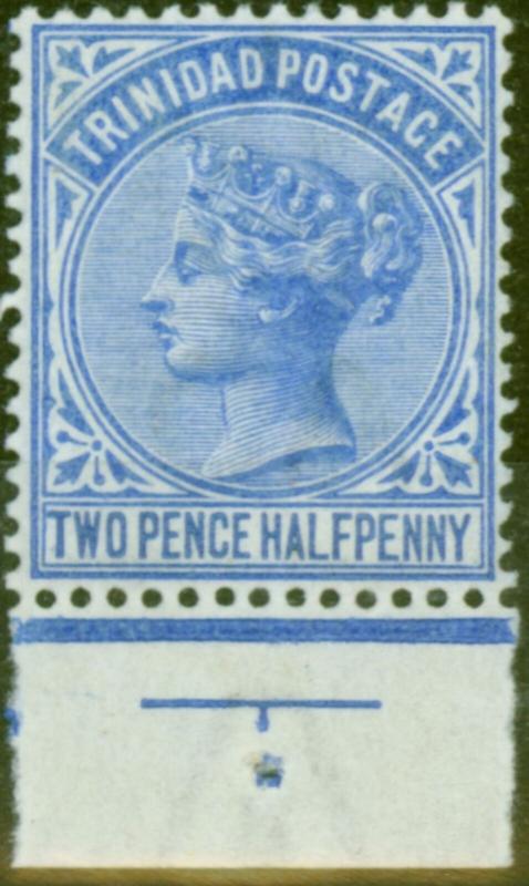 Trinidad 1883 2 1/2d Brt Blue SG108 Fine Mtd Mint