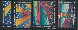 UN-Vienna  #129-132  Earth Summit  (MNH)  CV $5.20