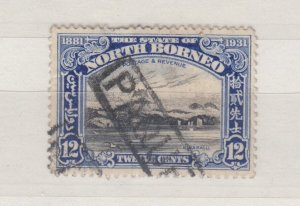 North Borneo 1881/1931 12c SG298 Paquebot Cancel BP6601