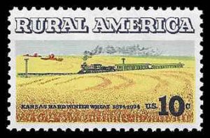 PCBstamps   US #1506 10c Rural American - Wheat, MNH, (35)