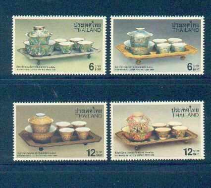 Thailsnd 2000 Sc 1945-8 Tea Sets MNH