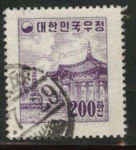 Korea Scott 203E used  stamp  1954