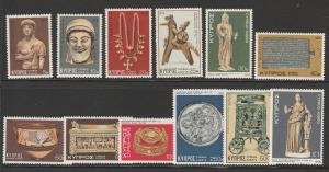 CYPRUS #452-63 MINT NEVER HINGED COMPLETE