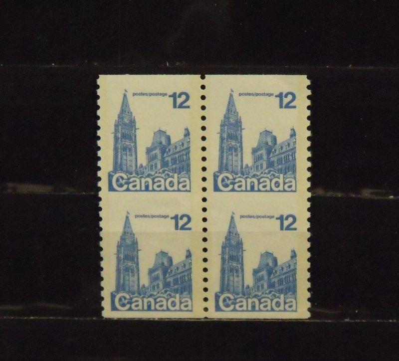 14102   CANADA   # 729a   MNH       Imperf Block of 4     CV$ 300.00